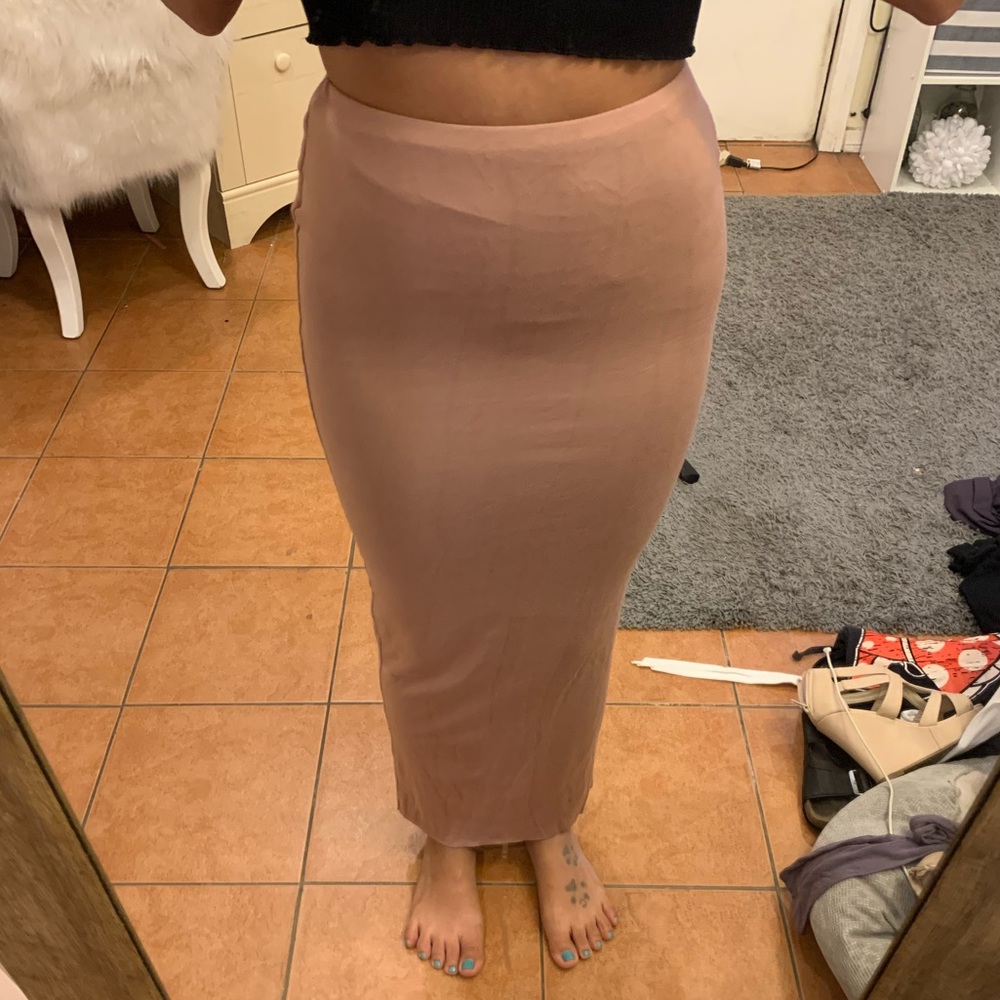 Pink skirt